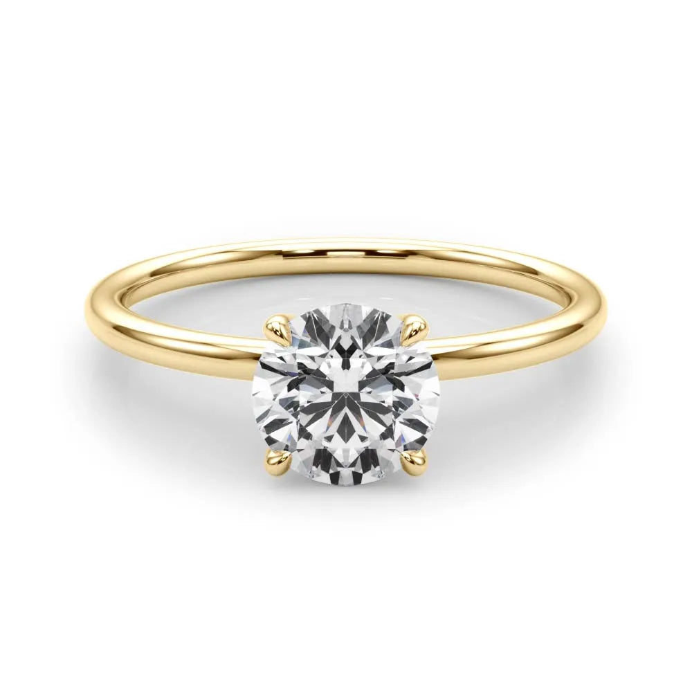 A Thousand Times Dainty Solitaire Engagement Ring