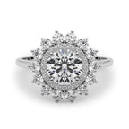 Harlow Double Halo Engagement Ring