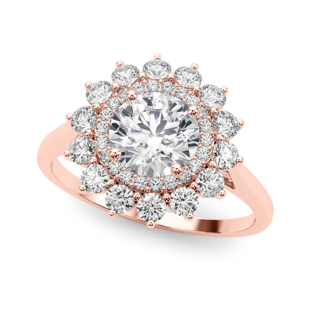 Harlow Double Halo Engagement Ring