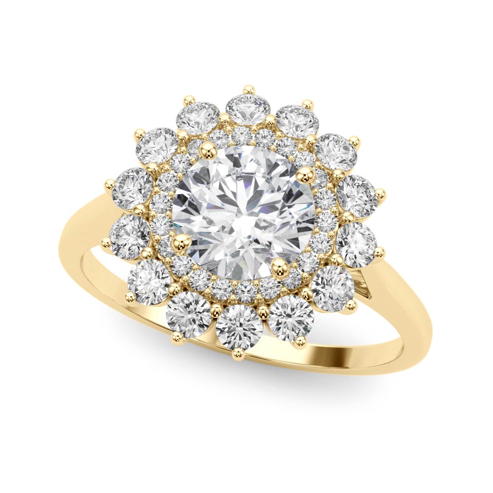 Harlow Double Halo Engagement Ring