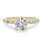 Clara Hidden Halo Marquise & Round Ring