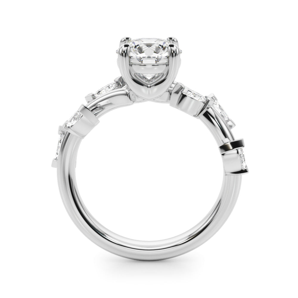 Willow Marquise Leaf Engagement Ring