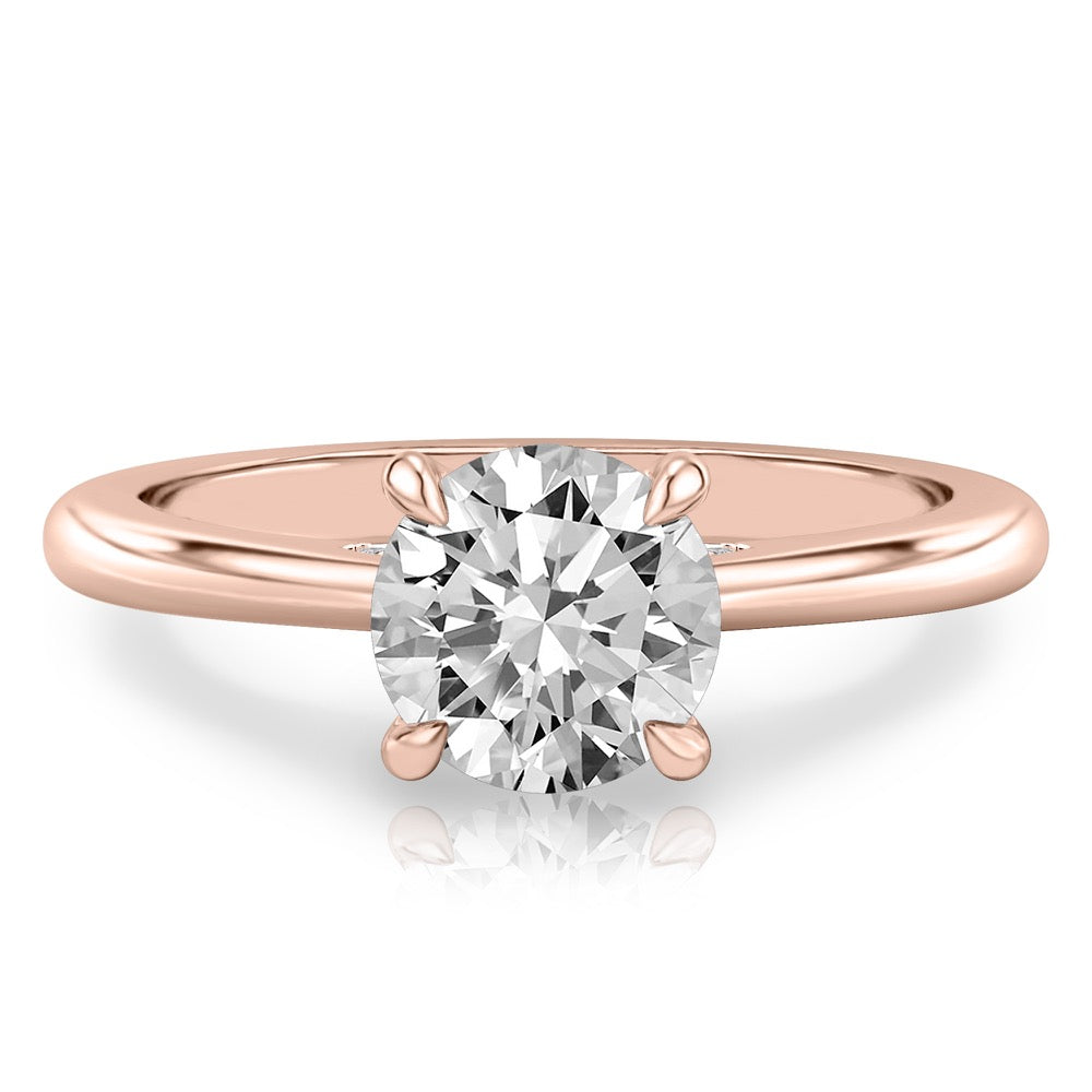 Cosette Pavé Bridge Engagement Ring