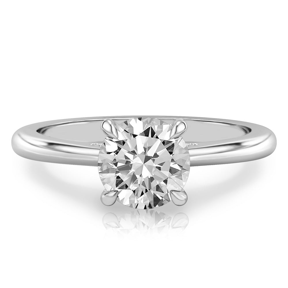 Cosette Pavé Bridge Engagement Ring