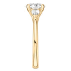 Maya Pear Side Stone Engagement Ring