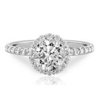 Elsa Floral Inspired Halo Ring