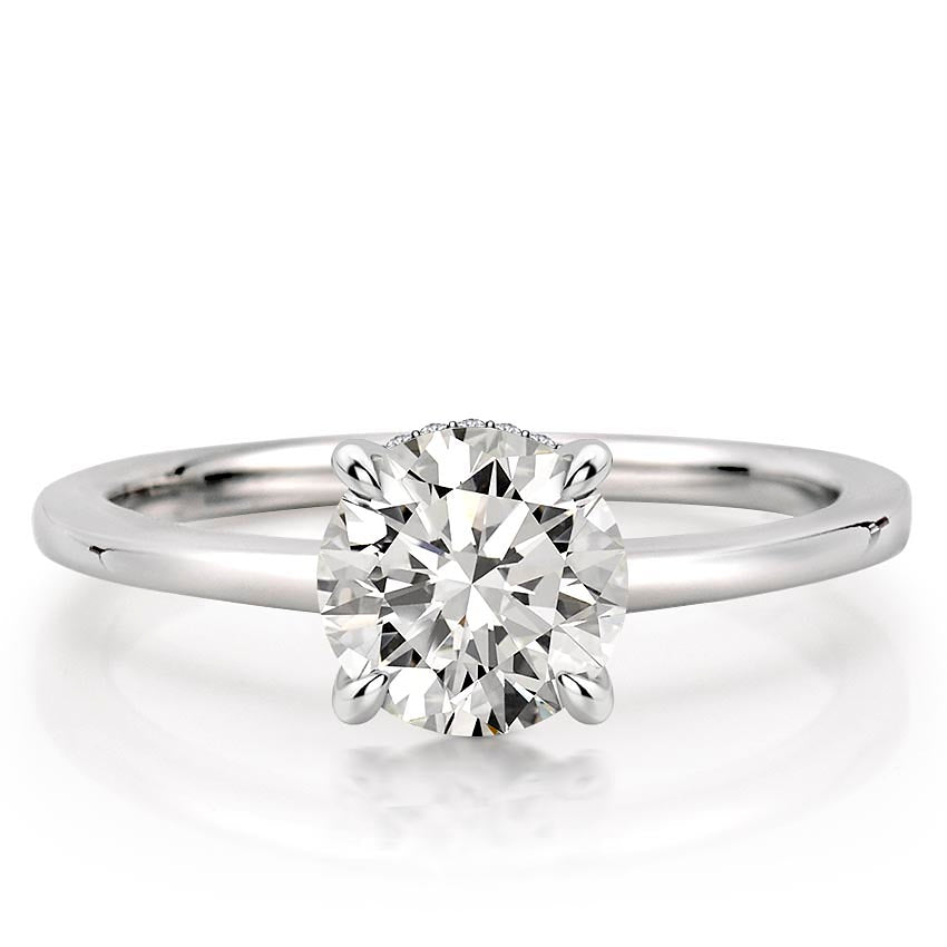 Jolie Secret Halo Engagement Ring