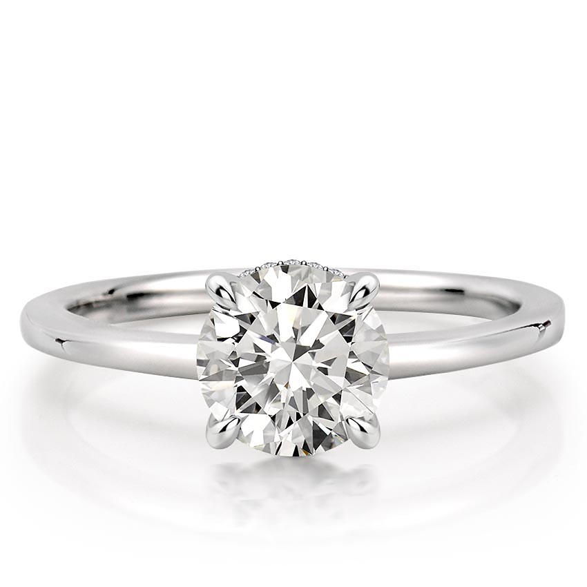 Jolie Secret Halo Engagement Ring