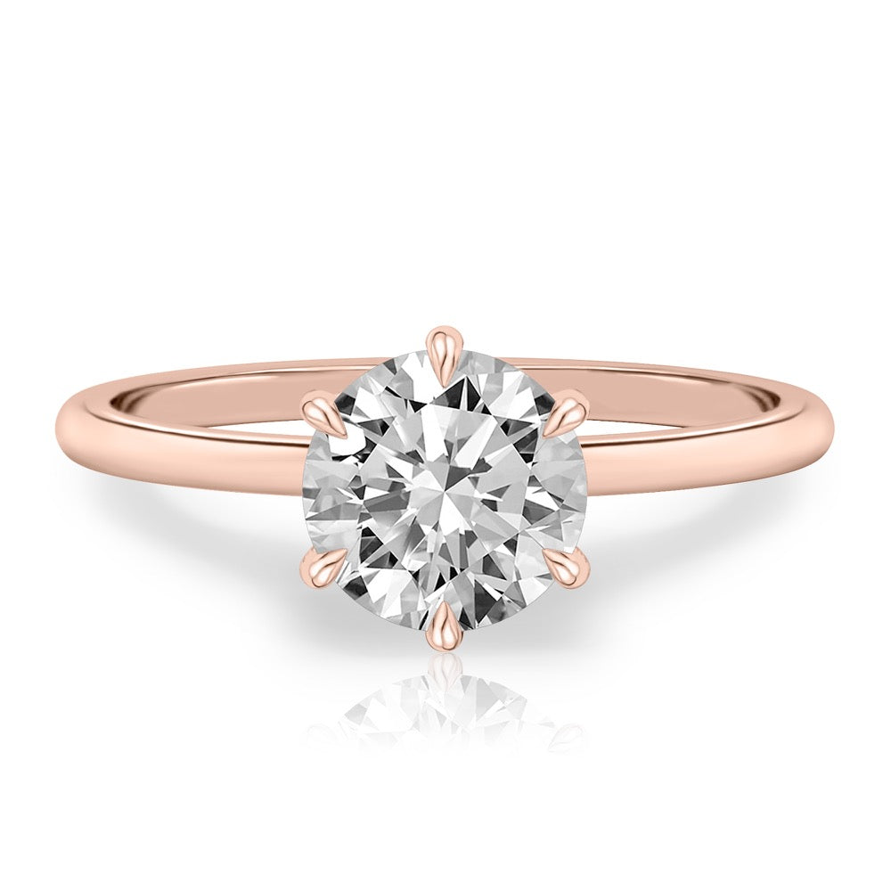 Maeve Six Prong Delicate Solitaire