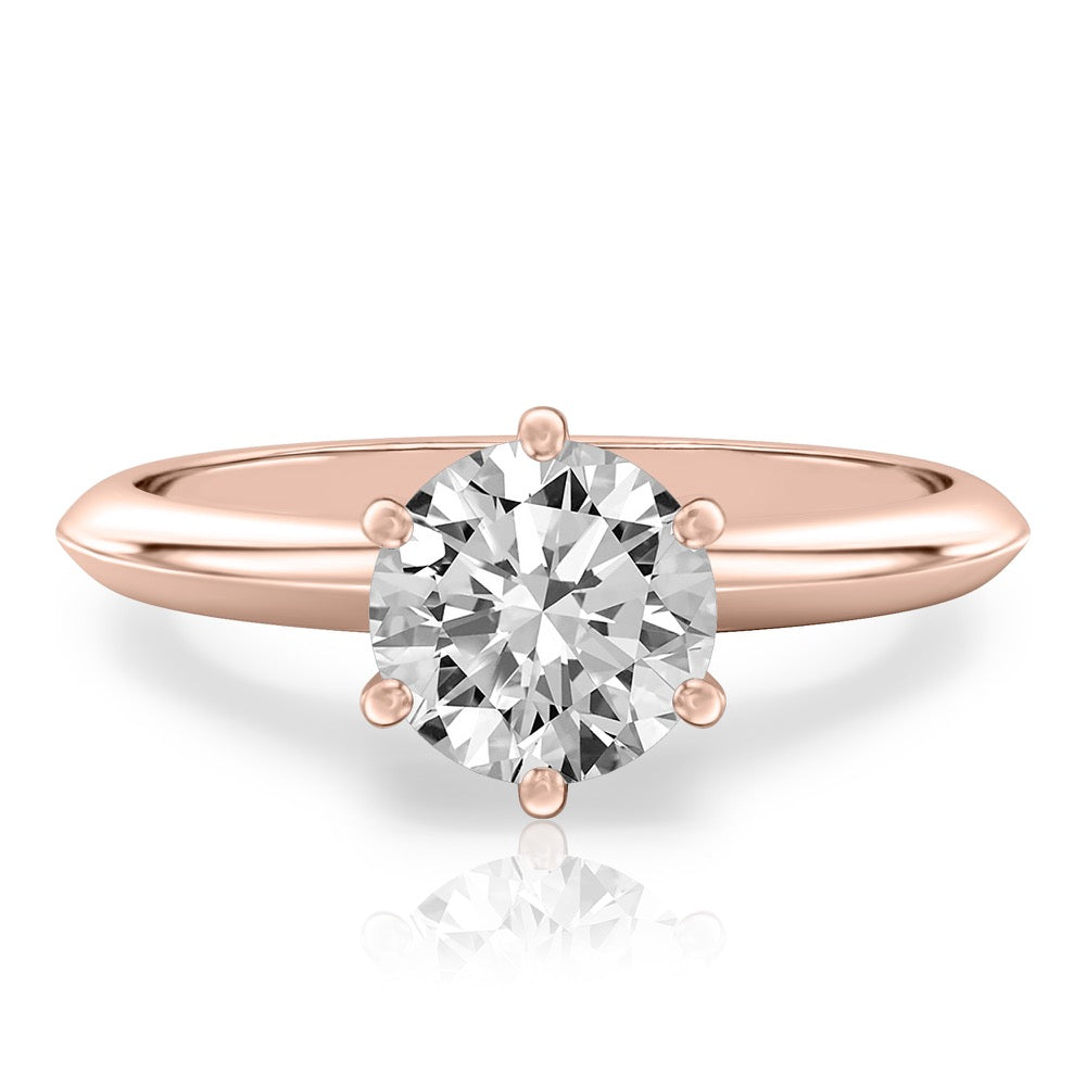 Margot Six Prong Solitaire Engagement Ring