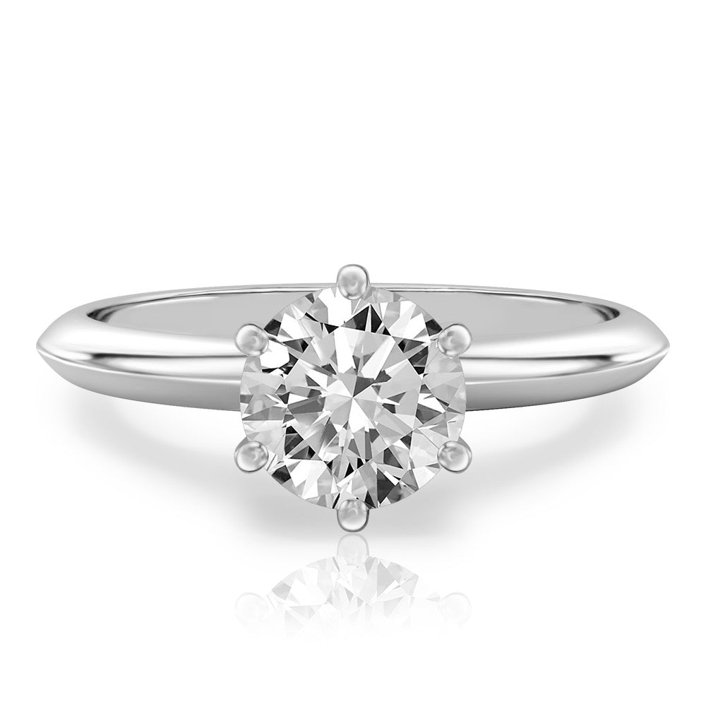 Margot Six Prong Solitaire Engagement Ring