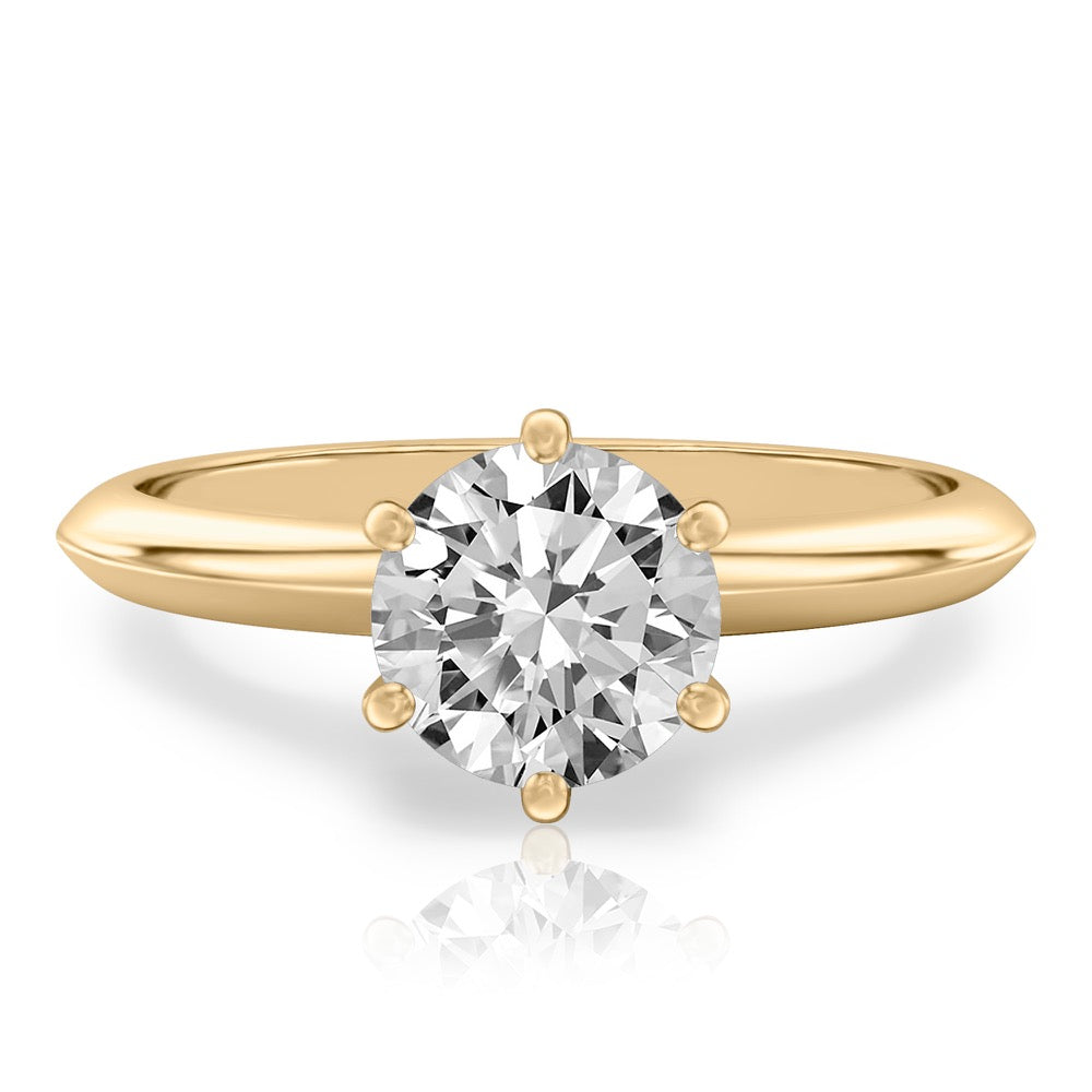 Margot Six Prong Solitaire Engagement Ring