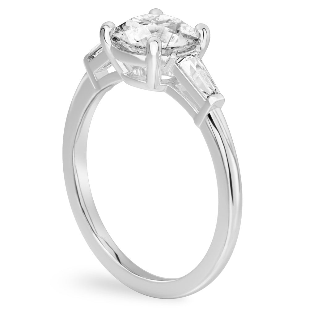 Tapered Baguette Tapered Baguette Engagement Ring