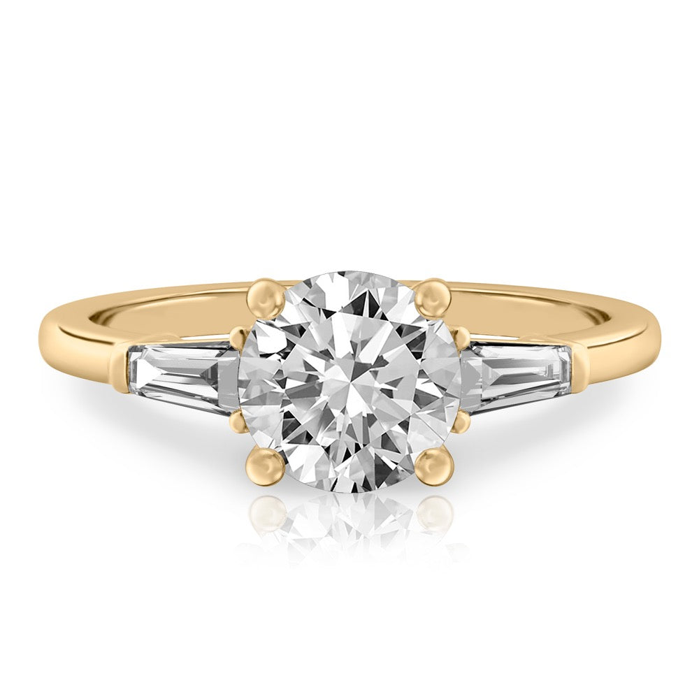 Tapered Baguette Tapered Baguette Engagement Ring