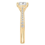 Celeste Pavé Hidden Halo Engagement Ring