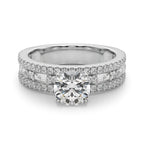 Monroe Triple Row Engagement Ring