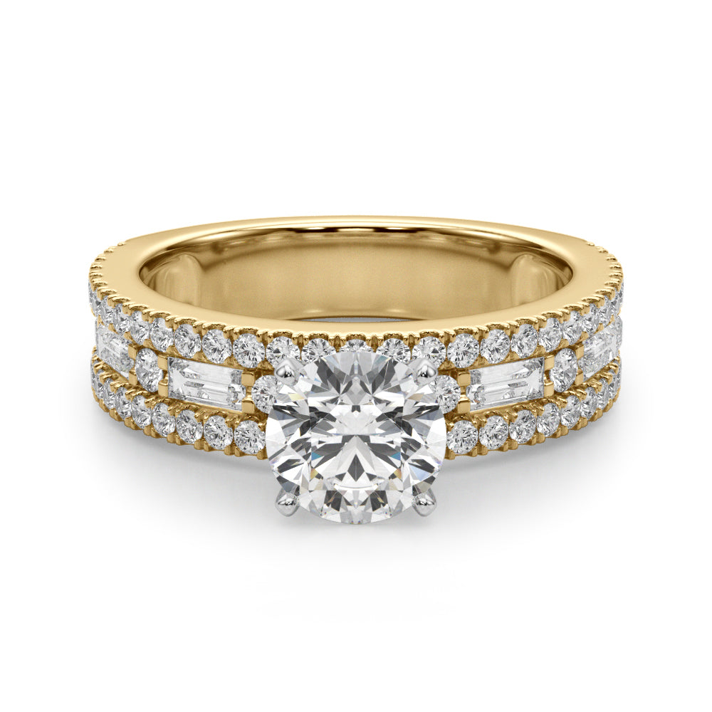 Monroe Triple Row Engagement Ring