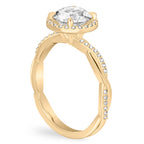 Twist Halo Twist Halo Engagement Ring
