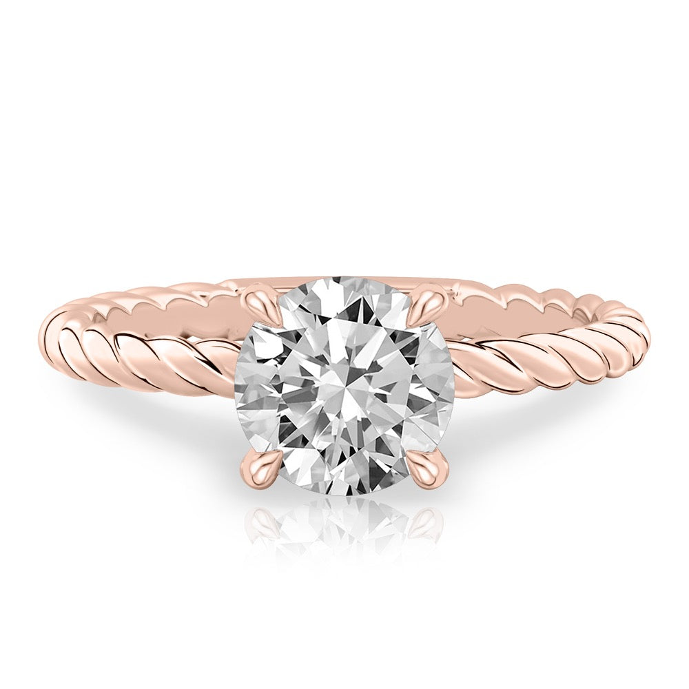Ruth Twisted Rope Engagement Ring
