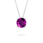 Purple Sapphire Ripple Necklace