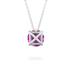 Purple Sapphire Ripple Necklace