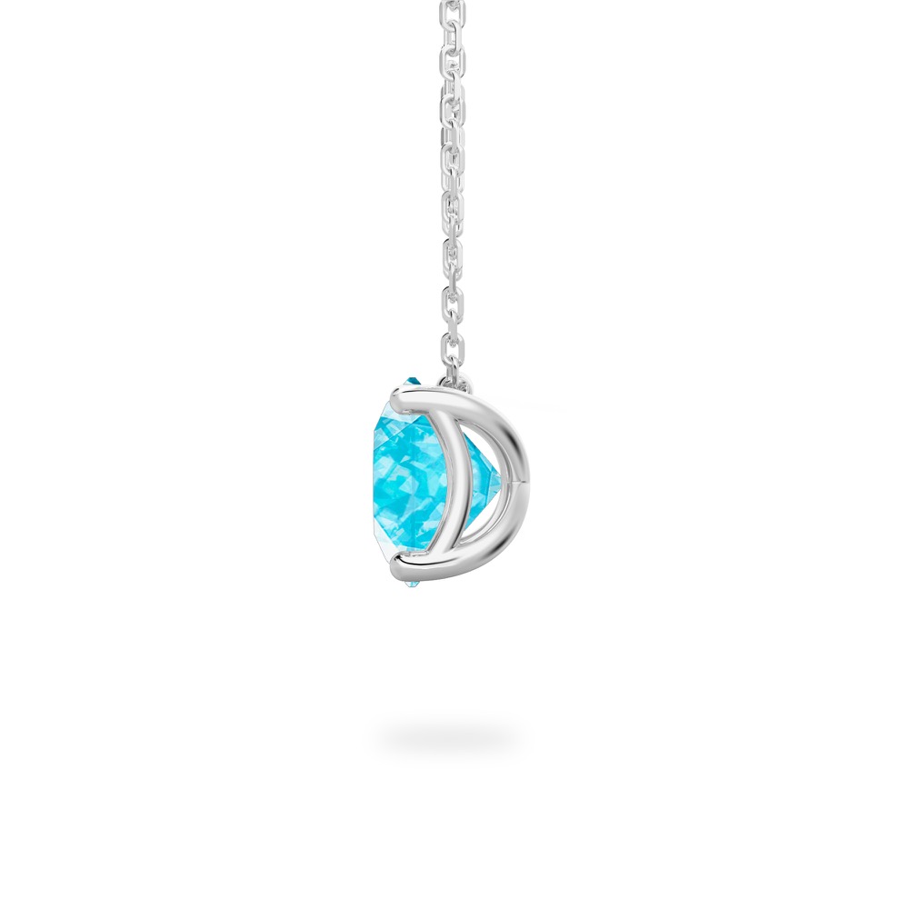 Aqua Blue Spinel Ripple Necklace