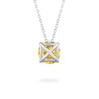 Yellow Sapphire Ripple Necklace