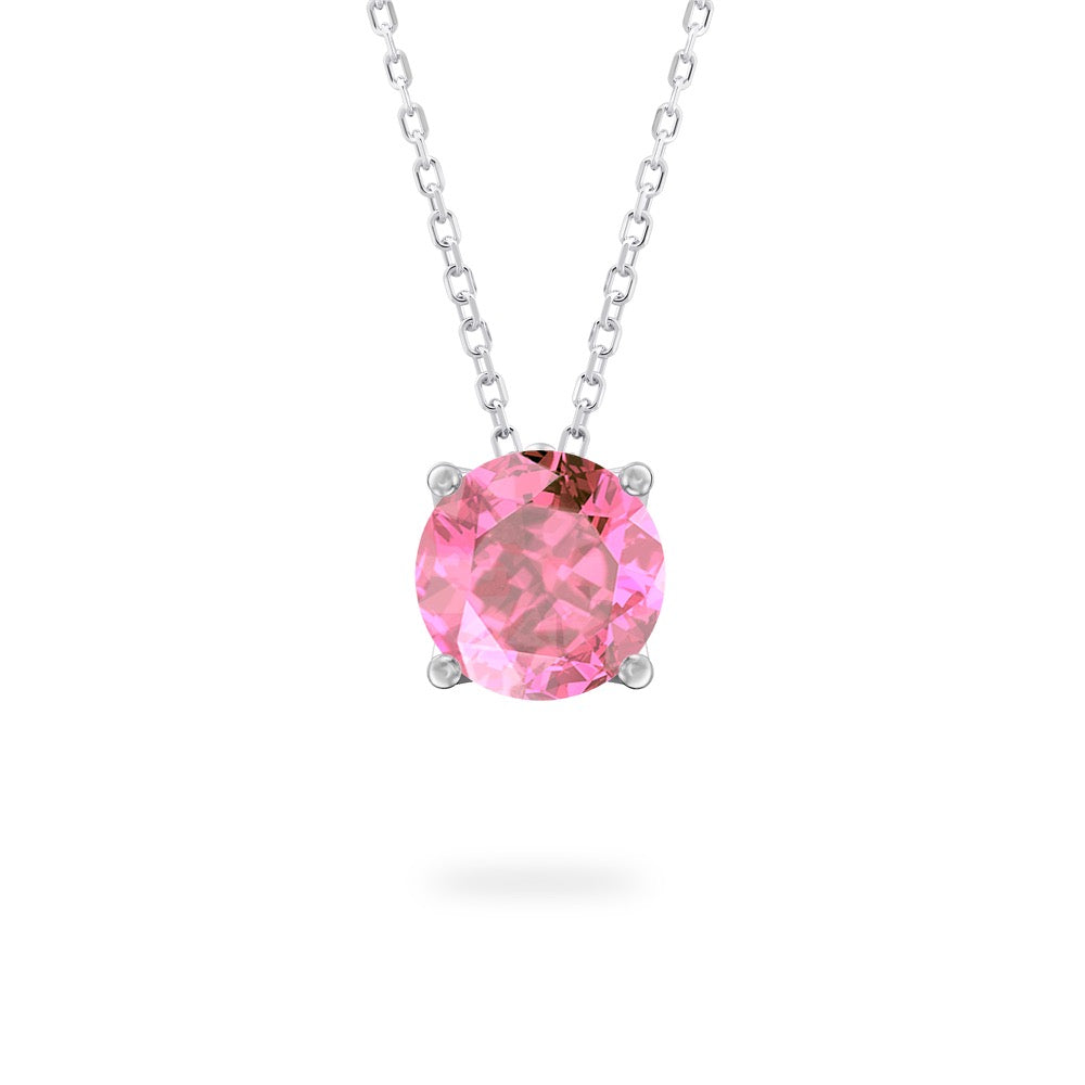 Pink Sapphire Ripple Necklace