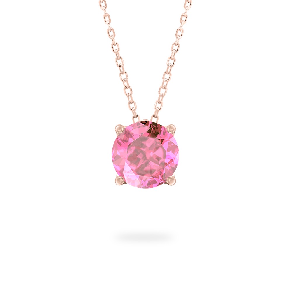 Pink Sapphire Ripple Necklace