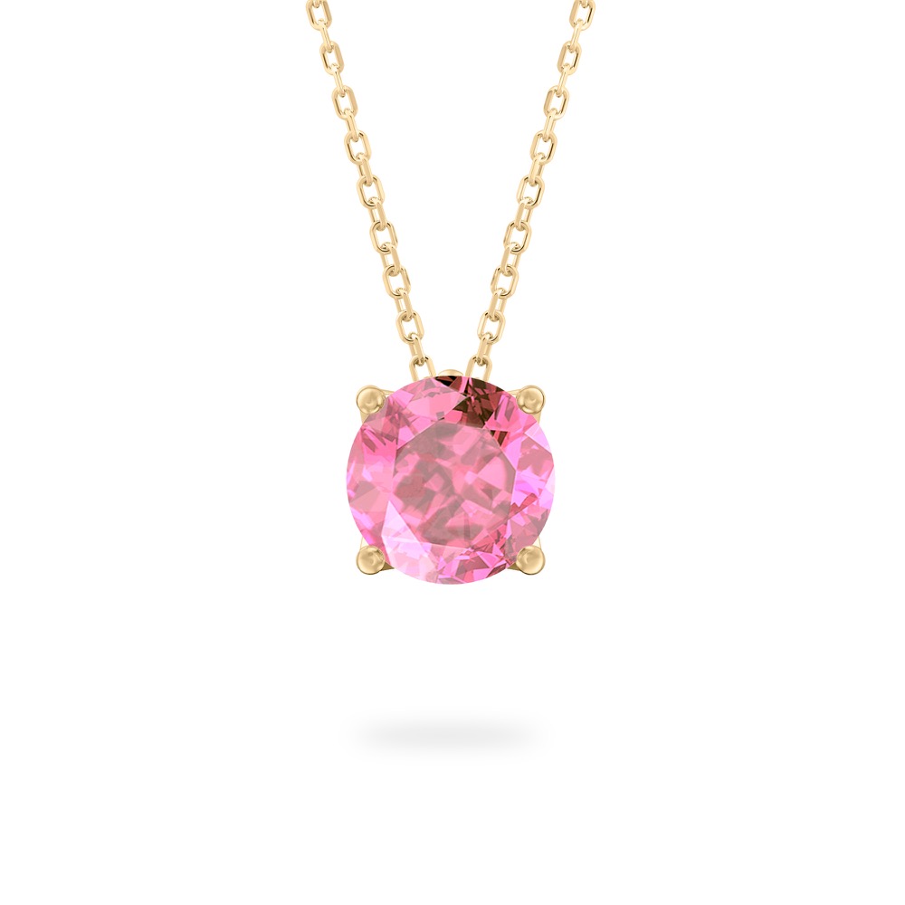 Pink Sapphire Ripple Necklace