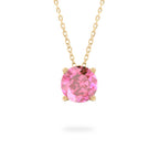 Pink Sapphire Ripple Necklace