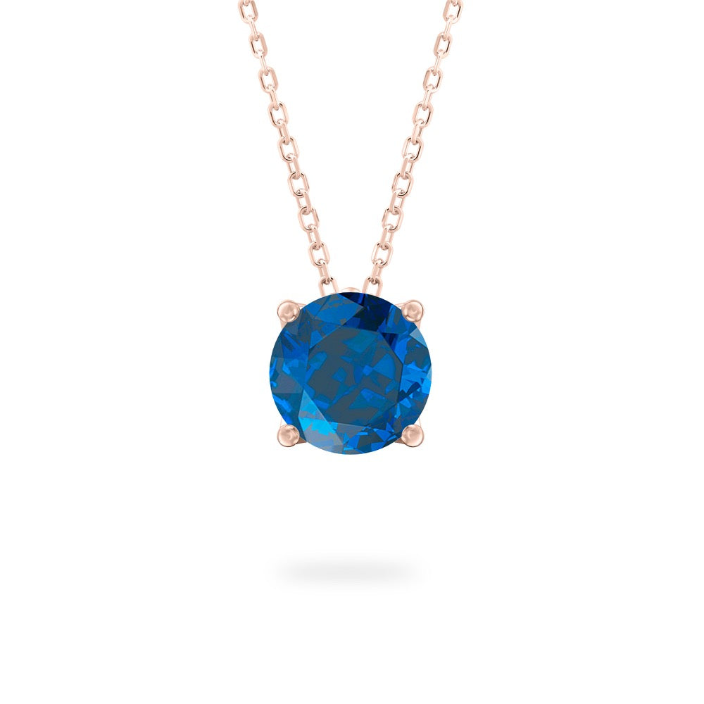 Sapphire Ripple Necklace