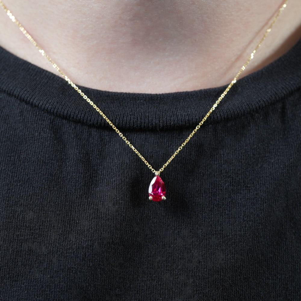 Ruby Ripple Necklace