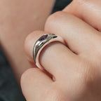 Sapphire Dome Ring