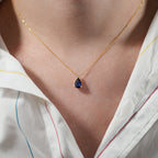 Sapphire Ripple Necklace
