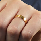 Eddy Satin Band with Polished Flat Edges