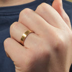 Eddy Satin Band with Polished Flat Edges