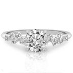 Magic Ring Scattered Diamond Engagement Ring