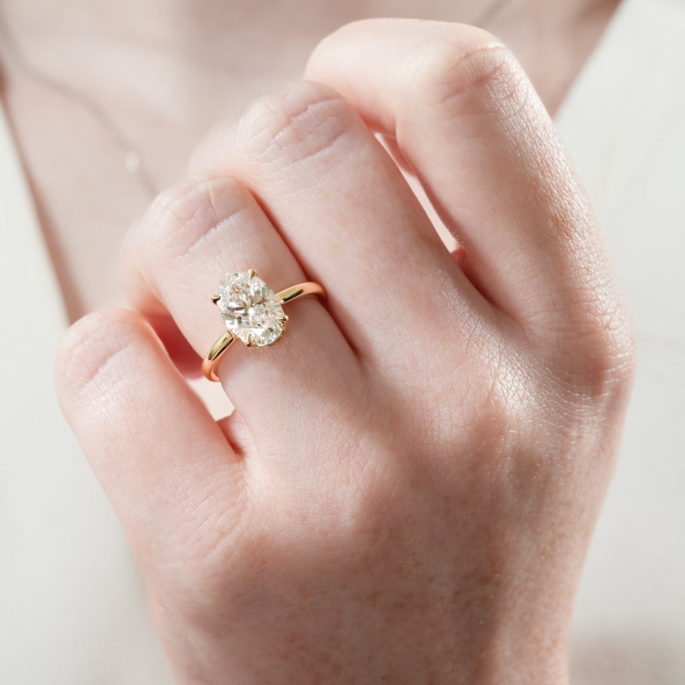 Jolie Secret Halo Engagement Ring
