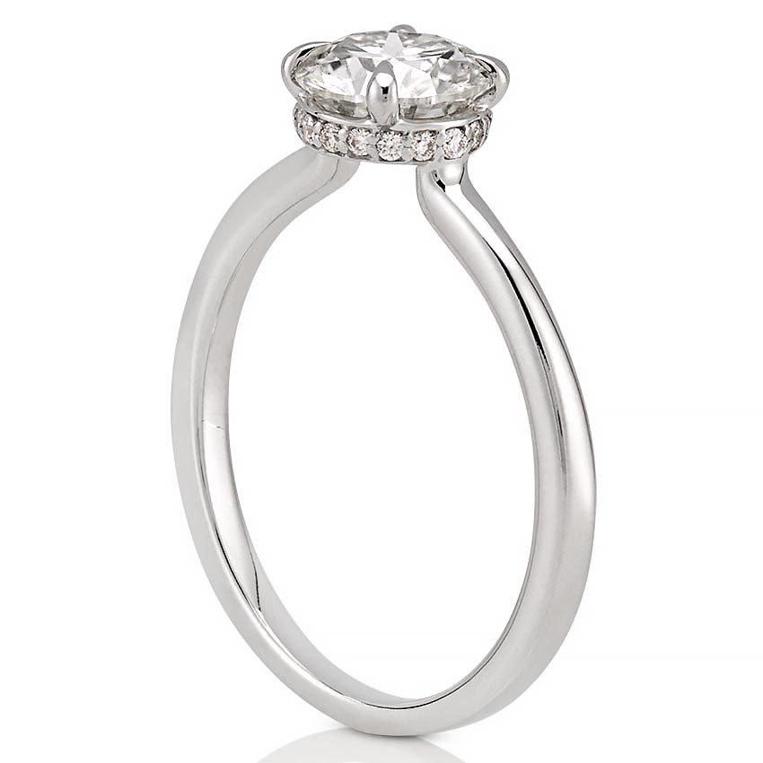 Jolie Secret Halo Engagement Ring