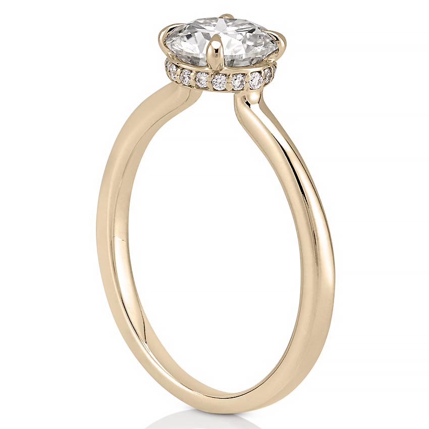 Jolie Secret Halo Engagement Ring