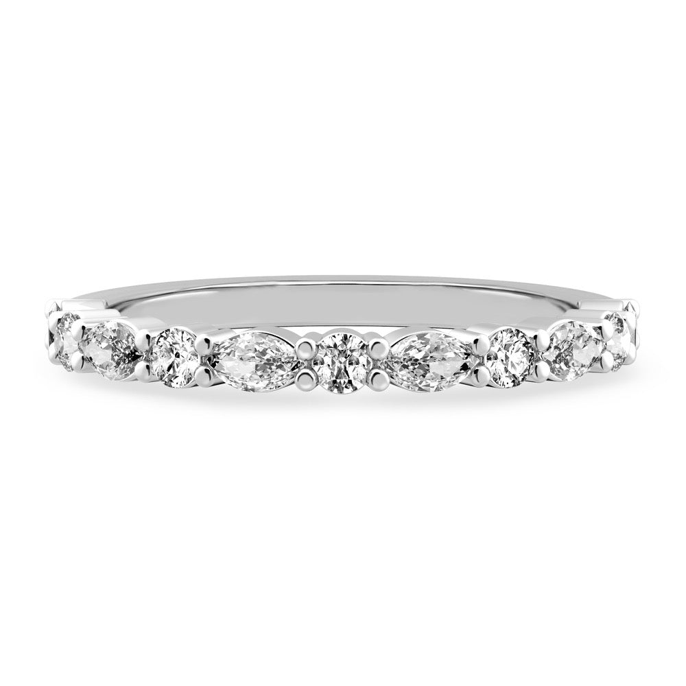 Clara Band Marquise & Round Diamond Band