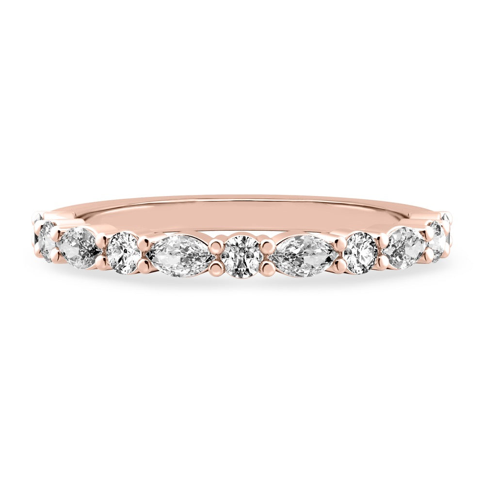 Clara Band Marquise & Round Diamond Band