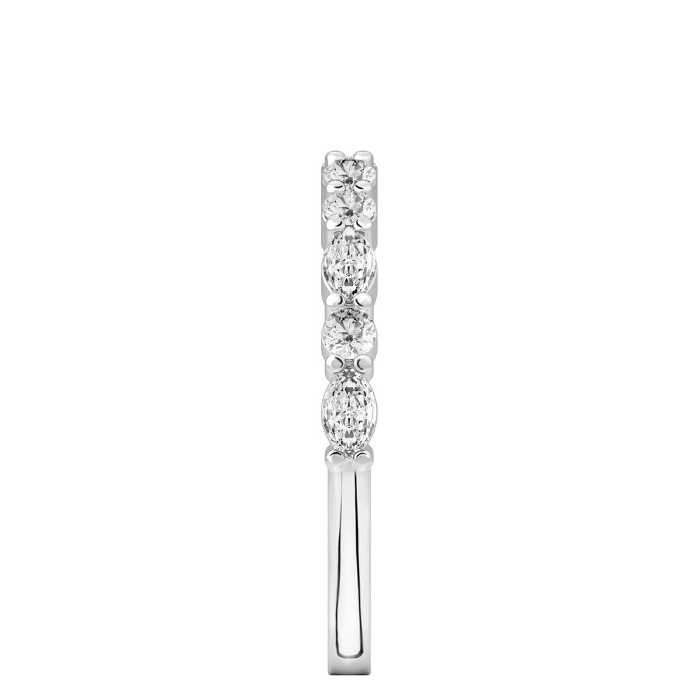 Clara Band Marquise & Round Diamond Band