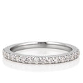 Love Waits Band Pavé Diamond Wedding Band
