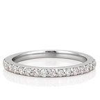 Love Waits Band Pavé Diamond Wedding Band