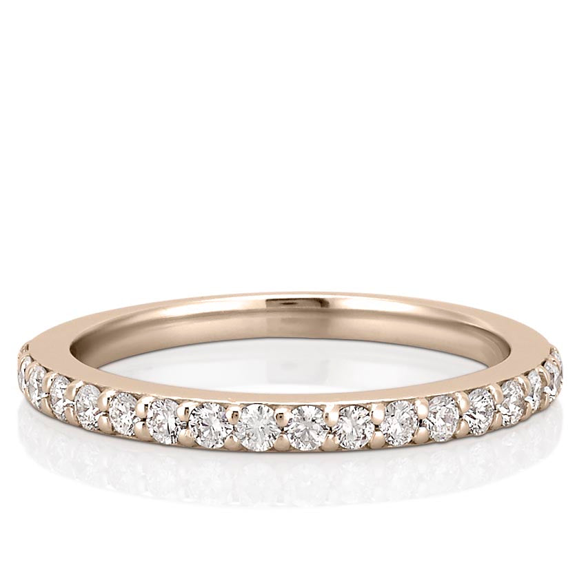 Love Waits Band Pavé Diamond Wedding Band