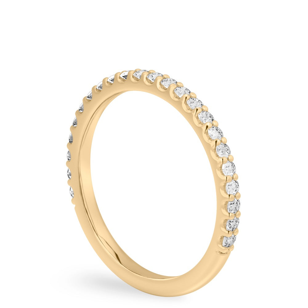 Mekelle Band Delicate Shared Prong Wedding Band