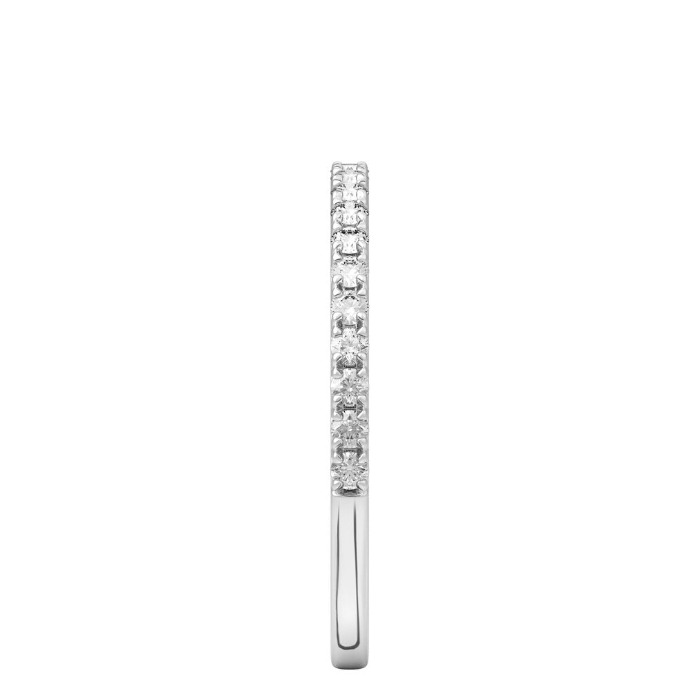 Love Waits Band Pavé Diamond Wedding Band