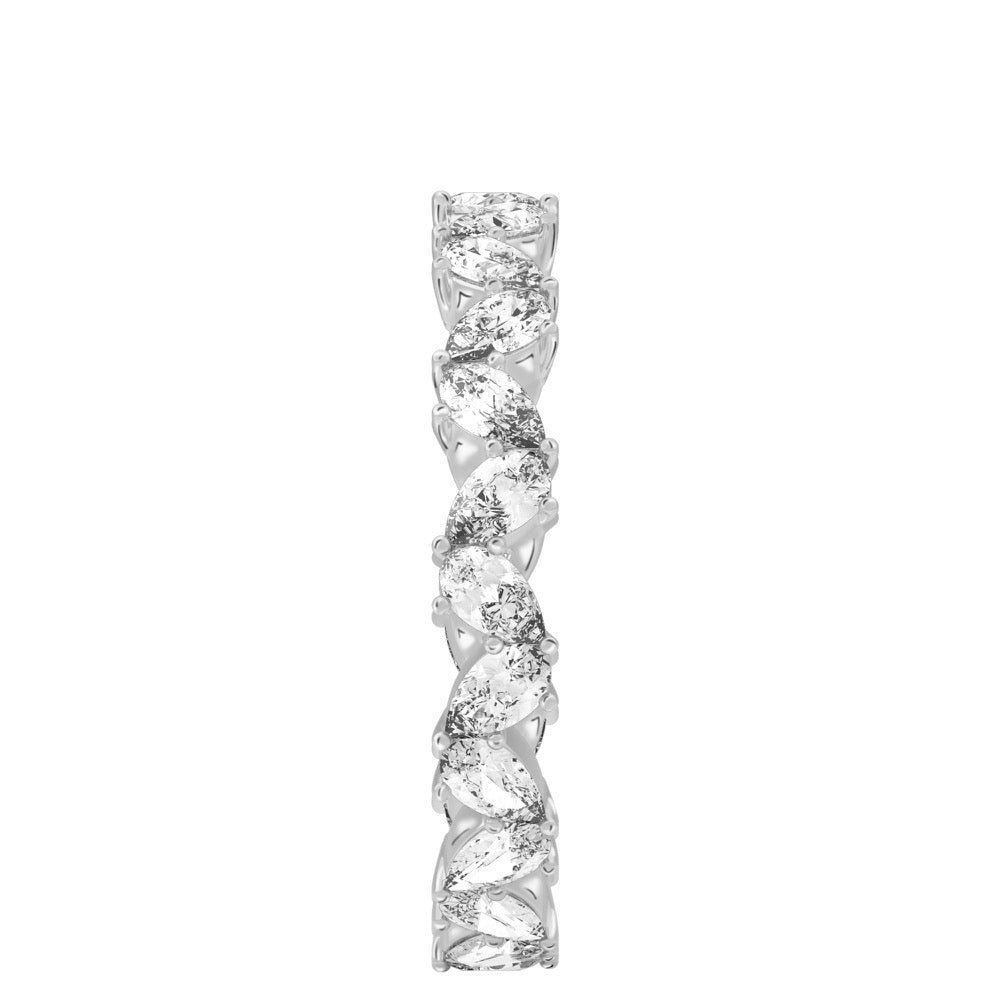 Beautiful Chaos Band Pear Lab Diamond Eternity Band